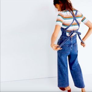 NWOT Madewell Denim Tie-Back jumpsuit in
Bristol, size Small